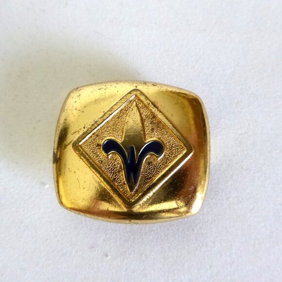 VINTAGE BOY SCOUTS OF AMERICA SCARF SLIDE & CUB BOBCAT SCOUTS PIN LOT (USED) - Picture 2 of 10